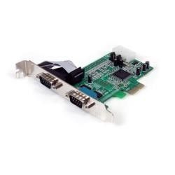 Scheda PCIe 2 porte RS232 con 16550 UART PEX2S553