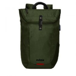 BACKPACK 15.6'' GREEN OUTDOOR (RECYCLED MATERIAL) NXBPODECO