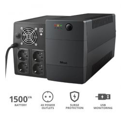 Paxxon 1500VA UPS with 4 standard wall power outlets 23505