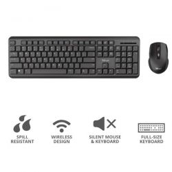 TKM-350 Wireless Keyboard and Mouse Set 24009TRS