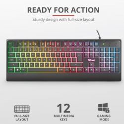 Ziva Gaming Rainbow LED Keyboard 24100