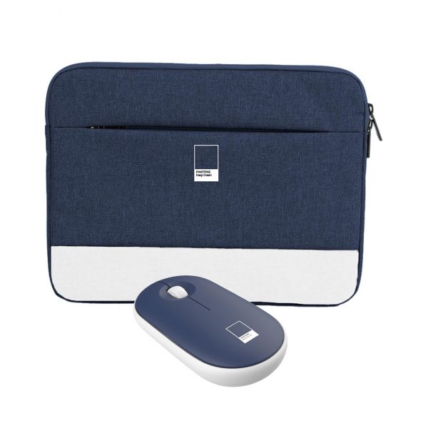 PANTONE - BUNDLE Sleeve for PC up to 16'' and mouse [IT COLLECTION] PT-BGMS001N