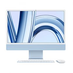 iMac 24" con display Retina 4,5K Chip Apple M3 con CPU 8-core e GPU 8-core, 256GB SSD - Azzurro MQRC3T/A