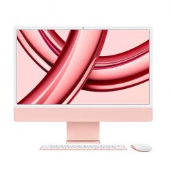 iMac 24" con display Retina 4,5K Chip Apple M3 con CPU 8-core e GPU 8-core, 256GB SSD - Rosa MQRD3T/A