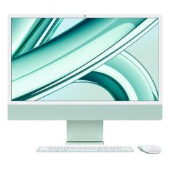 iMac 24" con display Retina 4,5K Chip Apple M3 con CPU 8-core e GPU 10-core, 256GB SSD - Verde MQRN3T/A