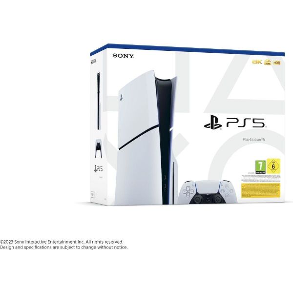 Sony Playstation 5 Slim Disc Edition 1 TB Bianco [1000040586] in