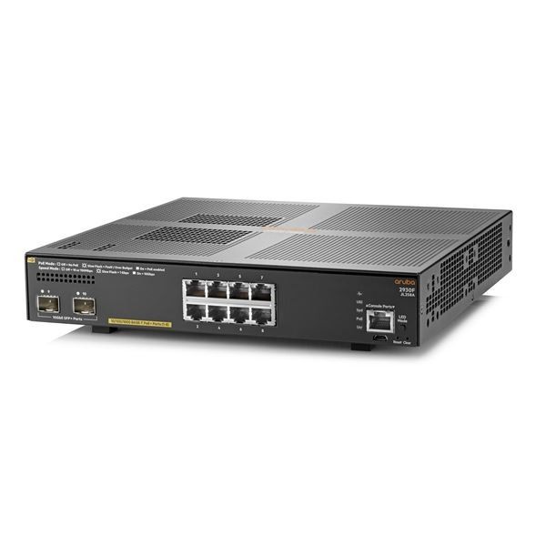 Switch Aruba 2930F 8G PoE+ 2SFP+ JL258A