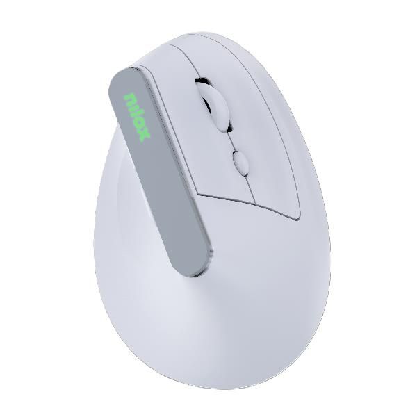 VERTICAL MOUSE DUAL RECHARG WLS WH
