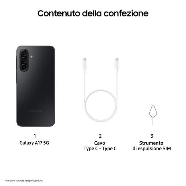 GALAXY A17 5G 4+128GB BLACK