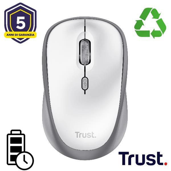 YVI+ WIRELESS MOUSE WHITE