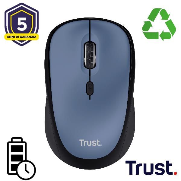 YVI+ WIRELESS MOUSE DARK BLUE