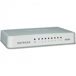 NETGEAR GS208 Switch Unmanaged 8 porte Gigabit,Garanzia 2 anni GS208-100PES