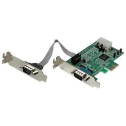 Scheda PCI Express seriale nativa basso profilo a 2 porte RS-232 con 16550 UART PEX2S553LP