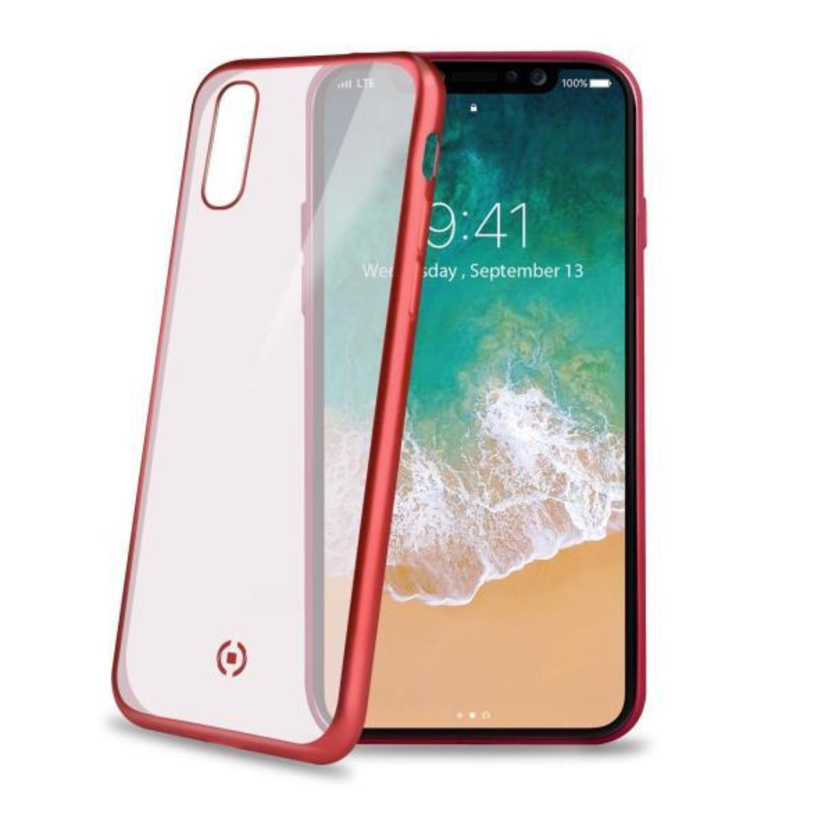 LASER MATT COVER IPHONE XS MAX RED